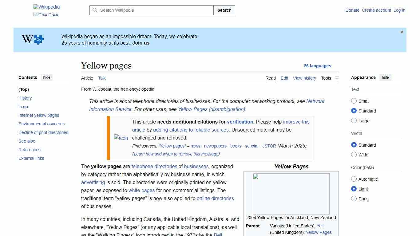 Yellow pages - Wikipedia